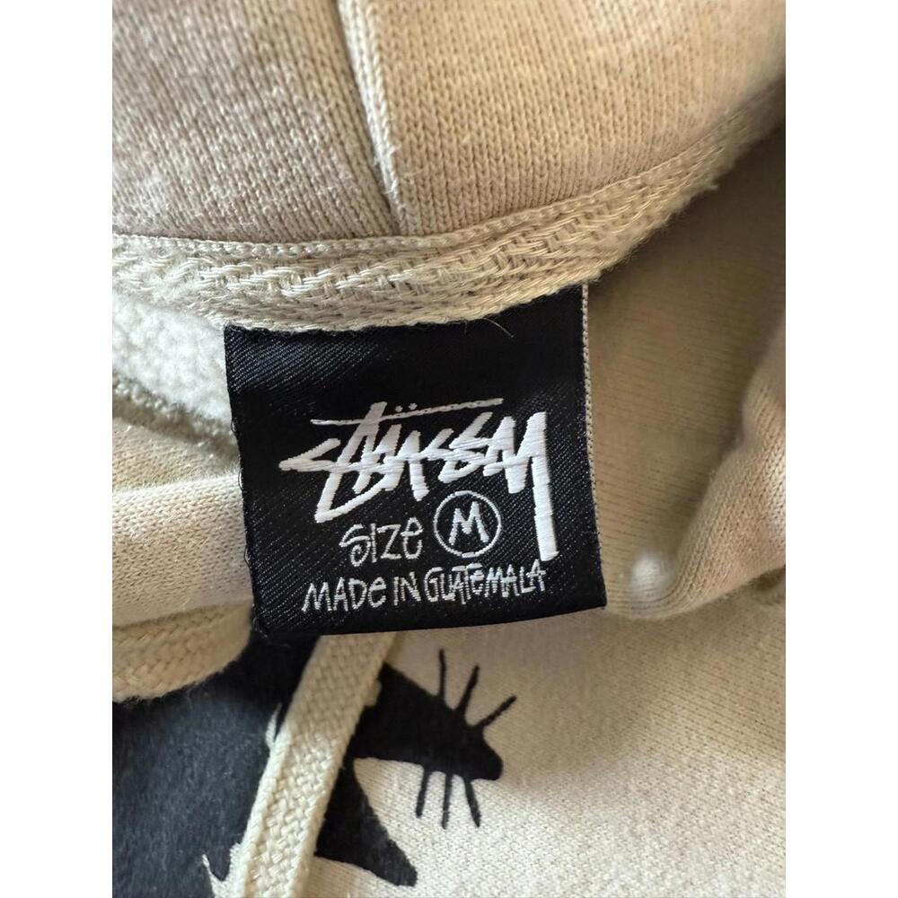 stussy Rat Hoodie Cream Medium - Picture 7 of 9